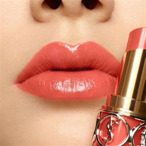 ysl coral plume 79|YSL ROUGE VOLUPTE SHINE Lipstick Lippenstift 79 CORAL .